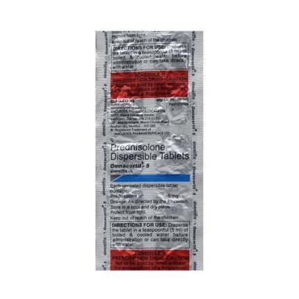 Buy OMNACORTIL 5 Online at Classic Medico