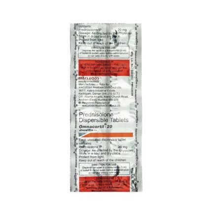 Buy OMNACORTIL 20 Online at Classic Medico