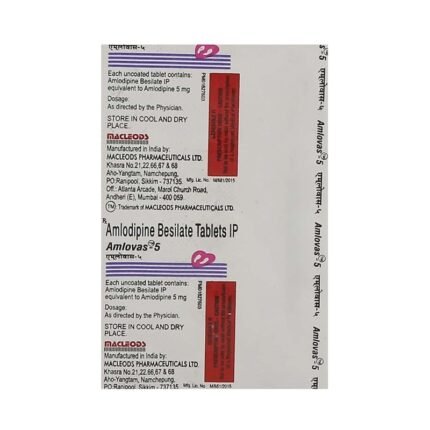 Buy AMLOVAS 5 Online at Classic Medico