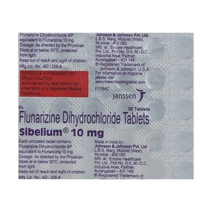 Buy SIBELIUM 10 Online at Classic Medico