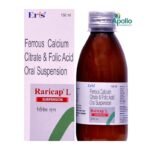 Buy RARICAP L SYRUP Online at Classic Medico