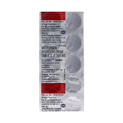 Buy GLYCOMET 500 Online at Classic Medico
