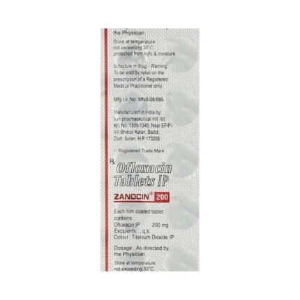 Buy ZANOCIN 200 Online at Classic Medico