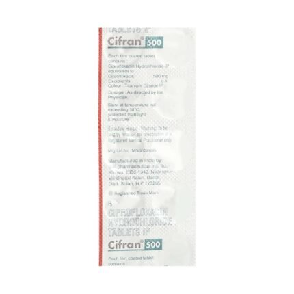 Buy CIFRAN 500 Online at Classic Medico