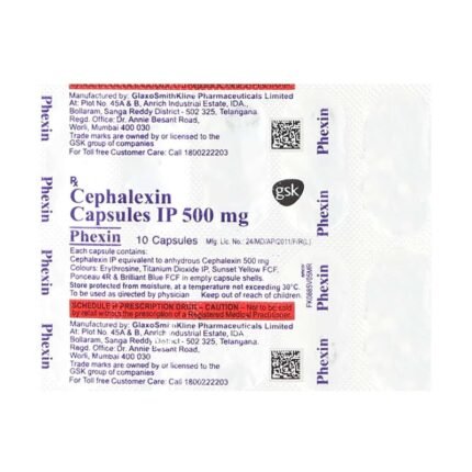 Buy PHEXIN 500 Online at Classic Medico