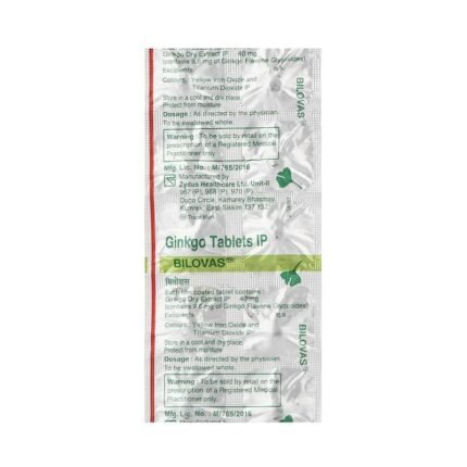 Buy BILOVAS Online at Classic Medico