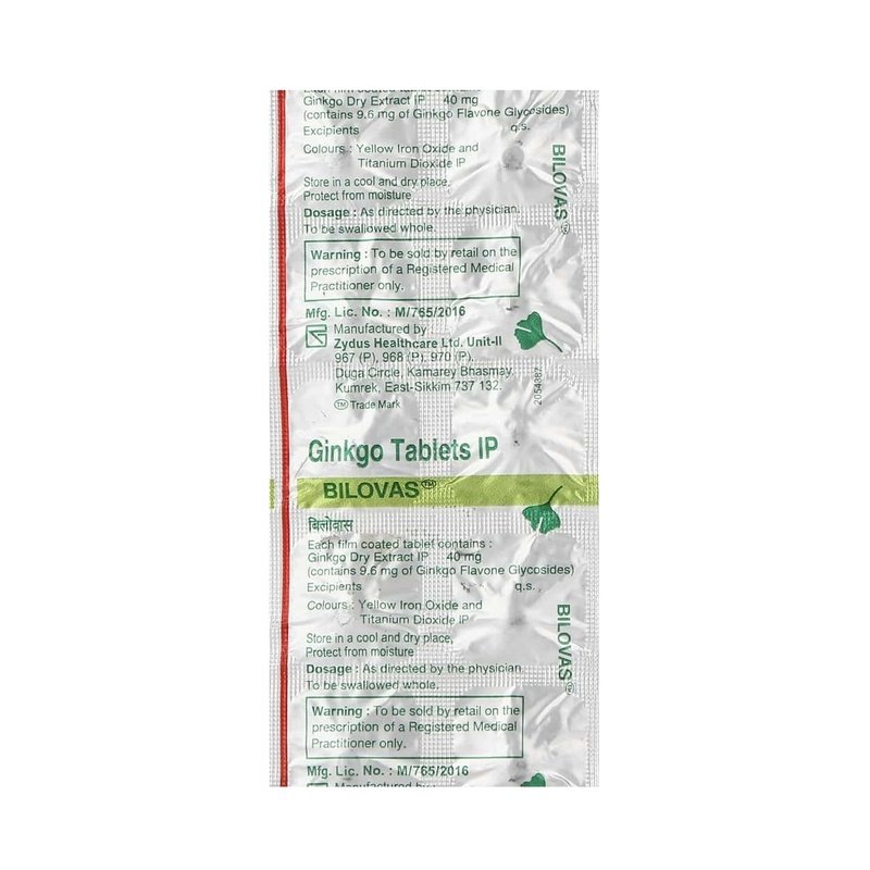 BILOVAS Buy BILOVAS Online at Classic Medico