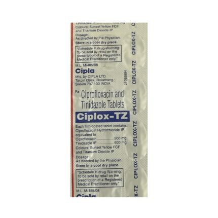 Buy CIPLOX TZ Online at Classic Medico