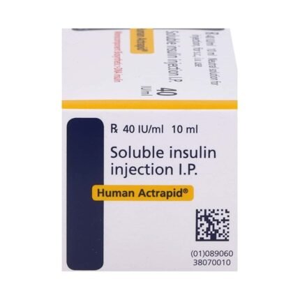Buy HUMAN ACTRAPID INJECTION 40IU Online at Classic Medico