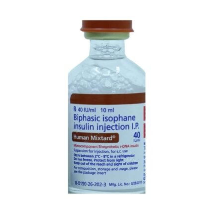 Buy HUMAN MIXTARD INJECTION 40IU Online at Classic Medico