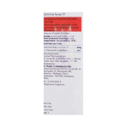 Buy ZYRTEC SYRUP Online at Classic Medico
