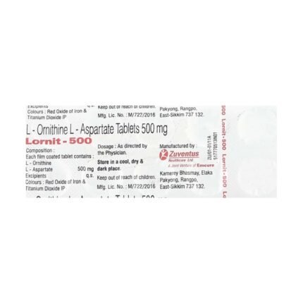 Buy LORNIT 500 Online at Classic Medico