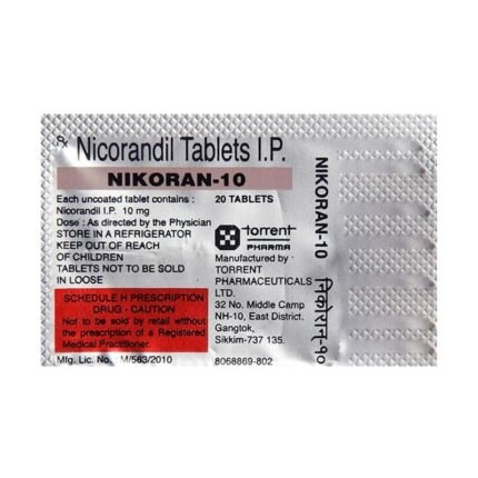 Buy NIKORAN 10 Online at Classic Medico