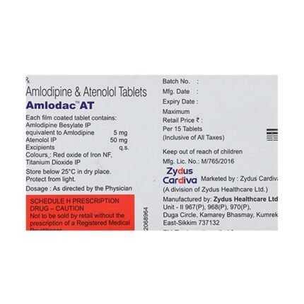 Buy AMLODAC AT Online at Classic Medico