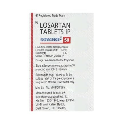 Buy COVANCE 50 Online at Classic Medico