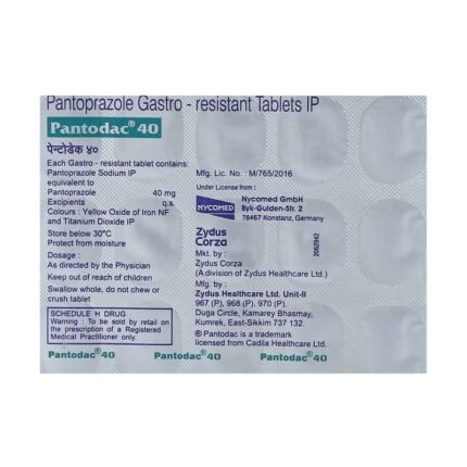 Buy PANTODAC 40 Online at Classic Medico