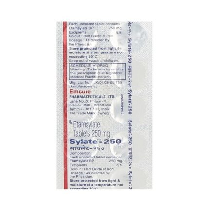 Buy SYLATE 250 Online at Classic Medico