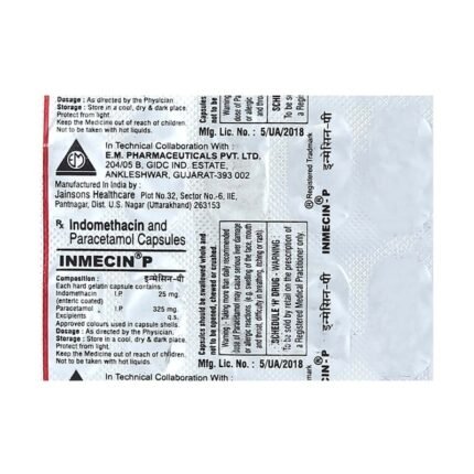 Buy INMECIN P Online at Classic Medico