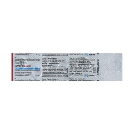 Buy ISMO RETARD 40 Online at Classic Medico