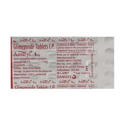 Buy AMARYL 1 Online at Classic Medico
