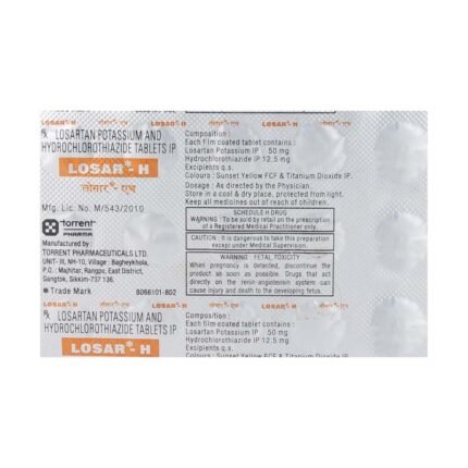 Buy LOSAR H Online at Classic Medico