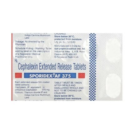 Buy SPORIDEX AF 375 Online at Classic Medico