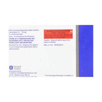 Buy LAMITOR DT 25 Online at Classic Medico