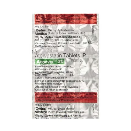 Buy ATORVA 20 Online at Classic Medico