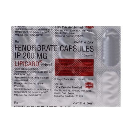 Buy LIPICARD 200 Online at Classic Medico