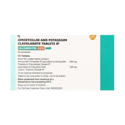 Buy AUGMENTIN 625 DUO Online at Classic Medico