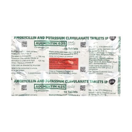 Buy AUGMENTIN 625 DUO Online at Classic Medico