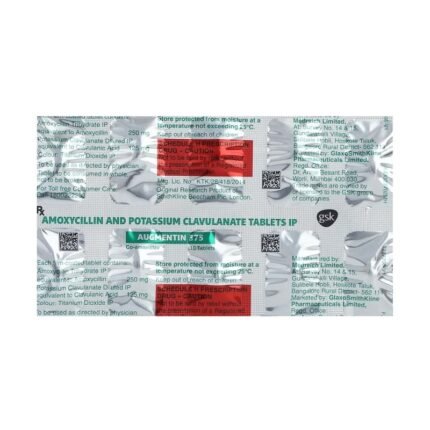 Buy AUGMENTIN 375 Online at Classic Medico