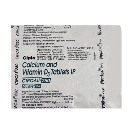 Buy CIPCAL 250 Online at Classic Medico