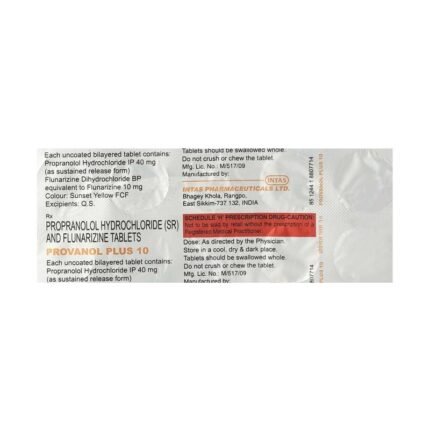 Buy PROVANOL PLUS 10 Online at Classic Medico