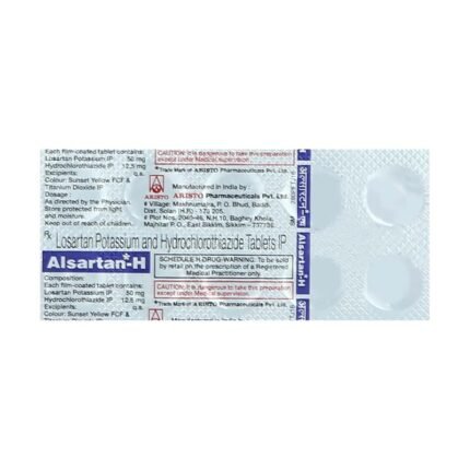 Buy ALSARTAN H Online at Classic Medico