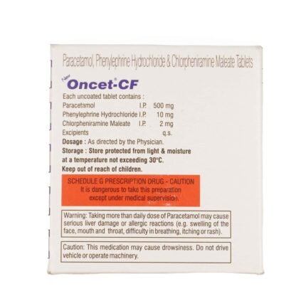 Buy ONCET CF Online at Classic Medico