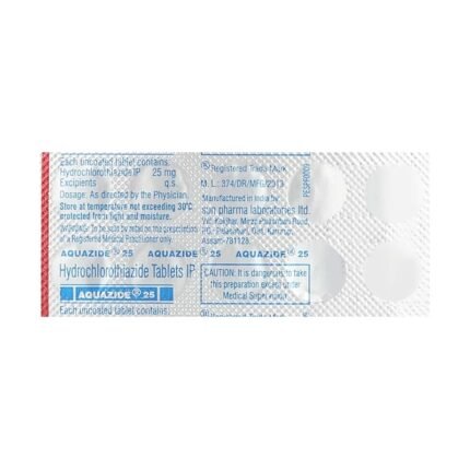 Buy AQUAZIDE 25 Online at Classic Medico