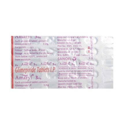 Buy AMARYL 3 Online at Classic Medico