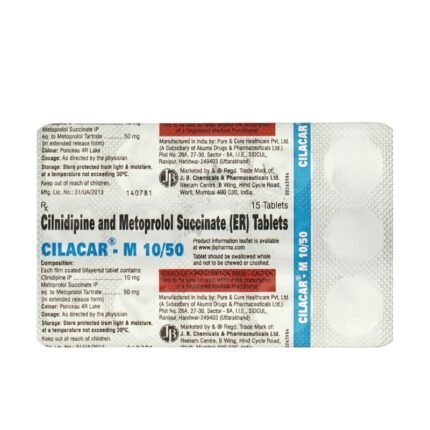 Buy CILACAR M 10/50 Online at Classic Medico