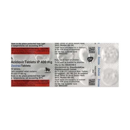 Buy ZOVIRAX 400 Online at Classic Medico