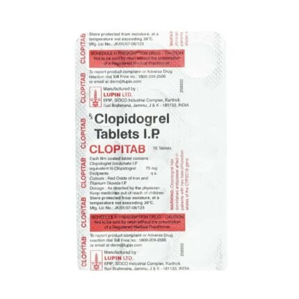 Buy CLOPITAB 75 Online at Classic Medico