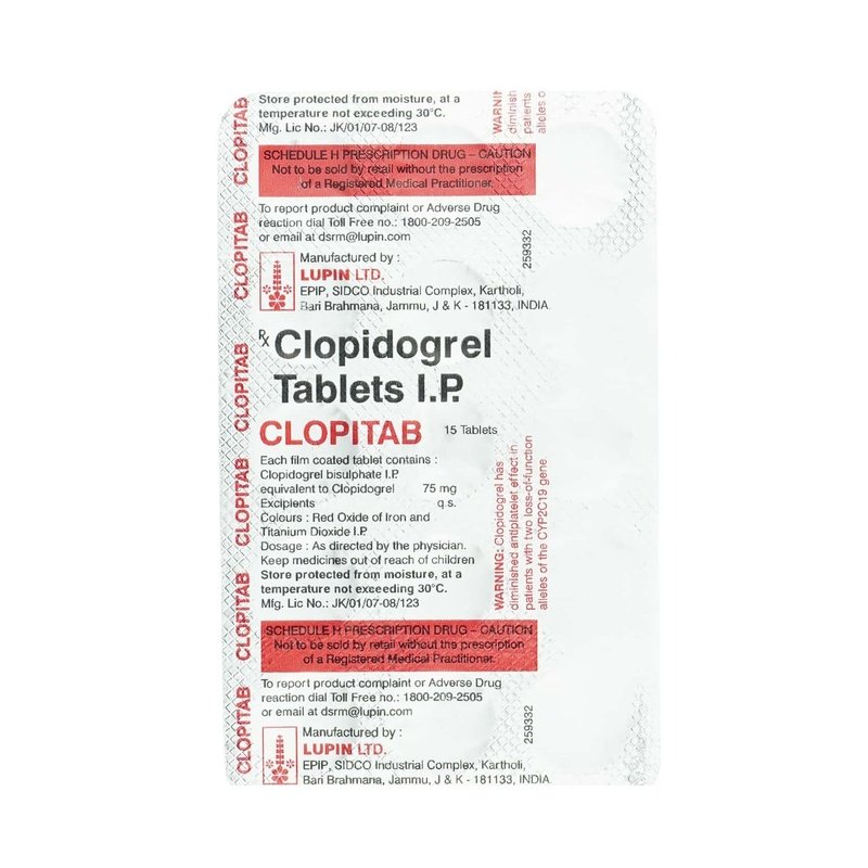CLOPITAB 75 Buy CLOPITAB 75 Online at Classic Medico
