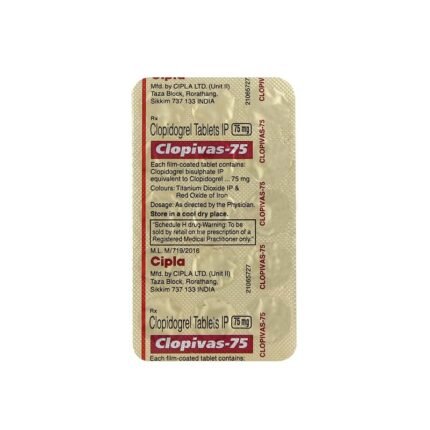 Buy CLOPIVAS 75 Online at Classic Medico