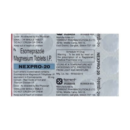 Buy NEXPRO 20 Online at Classic Medico