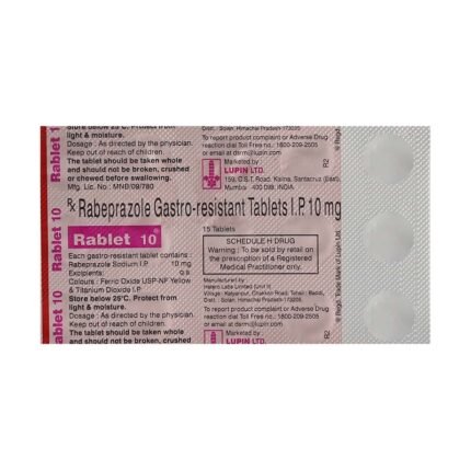 Buy RABLET 10 Online at Classic Medico