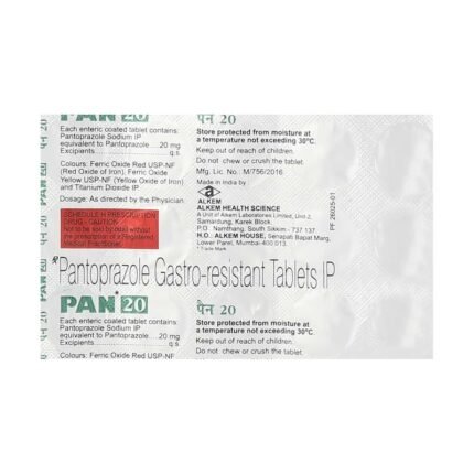 Buy PAN 20 Online at Classic Medico