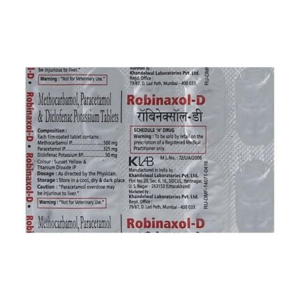 Buy ROBINAXOL D Online at Classic Medico