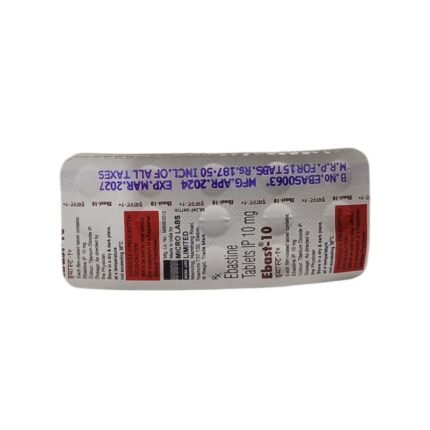 Buy EBAST 10 Online at Classic Medico