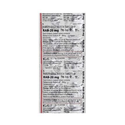 Buy RAB 20 Online at Classic Medico
