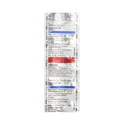Buy RABEMAC 20 Online at Classic Medico
